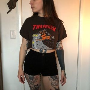 Thrasher Crop Top